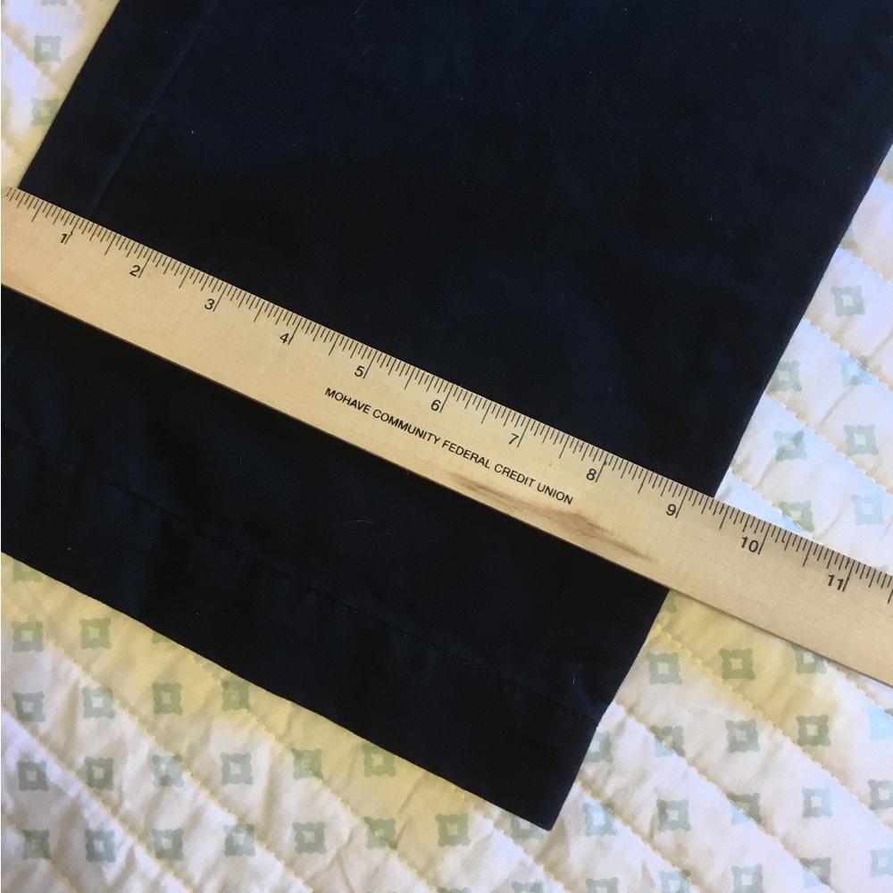 GEOFFREY BEAN BLACK CHINOS Men's 33”x30” flat front, straight leg pants slacks - Picture 5 of 5
